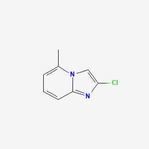 molecular formula C8H7ClN2 B15071768 2-Chloro-5-methylimidazo[1,2-A]pyridine 