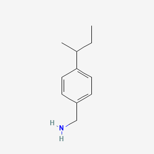 molecular formula C11H17N B15071774 (4-(sec-Butyl)phenyl)methanamine 