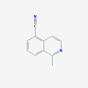 molecular formula C11H8N2 B15071780 1-Methylisoquinoline-5-carbonitrile 