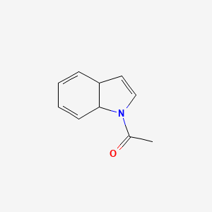 molecular formula C10H11NO B15071807 1-(3A,7a-dihydro-1H-indol-1-yl)ethanone 