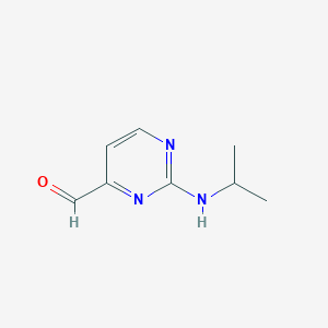 2-(Isopropylamino)pyrimidine-4-carbaldehyde