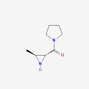 ((2R,3S)-3-Methylaziridin-2-yl)(pyrrolidin-1-yl)methanone