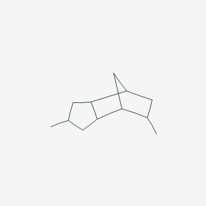 molecular formula C12H20 B15071874 2,5-Dimethyloctahydro-1H-4,7-methanoindene CAS No. 89394-30-9