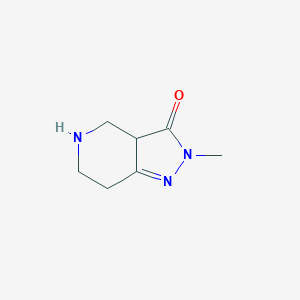 2-Methyl-4,5,6,7-tetrahydro-2H-pyrazolo[4,3-c]pyridin-3(3aH)-one