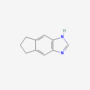 molecular formula C10H10N2 B15071905 1,5,6,7-Tetrahydroindeno[5,6-d]imidazole 