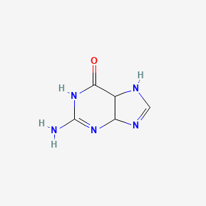 molecular formula C5H7N5O B15071949 2-Amino-5,7-dihydro-3H-purin-6(4H)-one 