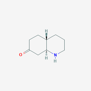 molecular formula C9H15NO B15071957 Trans-octahydroquinolin-7(1H)-one 