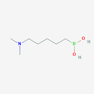 molecular formula C7H18BNO2 B15071970 [5-(Dimethylamino)pentyl]boronic acid CAS No. 728853-87-0