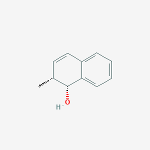 molecular formula C11H12O B15072006 (1R,2R)-2-methyl-1,2-dihydronaphthalen-1-ol CAS No. 503624-63-3