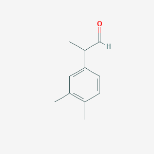 molecular formula C11H14O B15072018 2-(3,4-Dimethylphenyl)propanal 