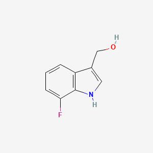 molecular formula C9H8FNO B15072036 (7-Fluoro-1H-indol-3-YL)methanol 