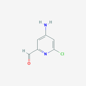 4-Amino-6-chloropicolinaldehyde