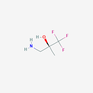 2-Propanol,3-amino-1,1,1-trifluoro-2-methyl-,(2S)-