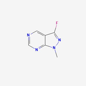 3-Fluoro-1-methyl-1H-pyrazolo[3,4-d]pyrimidine