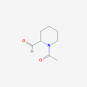 molecular formula C8H13NO2 B1507209 1-Acetyl-piperidine-2-carbaldehyde CAS No. 1108739-15-6