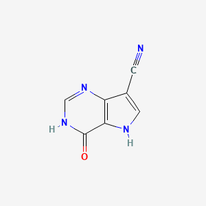 4-Oxo-4,5-dihydro-1H-pyrrolo[3,2-d]pyrimidine-7-carbonitrile