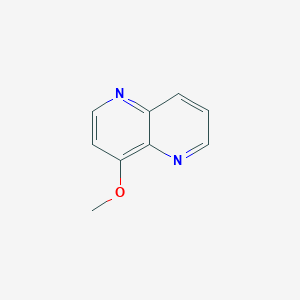 molecular formula C9H8N2O B15072162 4-Methoxy-1,5-naphthyridine 