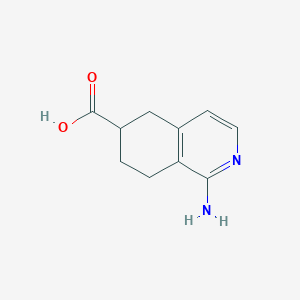 molecular formula C10H12N2O2 B1507217 1-Amino-5,6,7,8-tetrahydroisoquinoline-6-carboxylic acid 