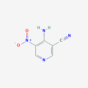 molecular formula C6H4N4O2 B15072197 4-Amino-5-nitronicotinonitrile CAS No. 1202780-80-0