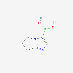 molecular formula C6H9BN2O2 B15072226 (6,7-Dihydro-5H-pyrrolo[1,2-a]imidazol-3-yl)boronic acid CAS No. 1876473-42-5