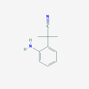 molecular formula C10H12N2 B1507223 2-(2-Aminophenyl)-2-methylpropanenitrile CAS No. 1314667-39-4