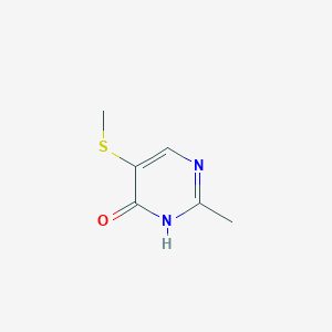 2-Methyl-5-(methylthio)pyrimidin-4-ol