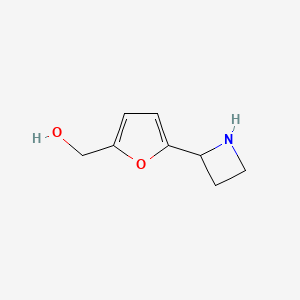 molecular formula C8H11NO2 B15072240 (5-(Azetidin-2-yl)furan-2-yl)methanol 