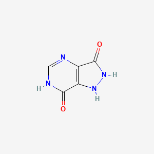 molecular formula C5H4N4O2 B15072266 3-hydroxy-2H-pyrazolo[4,3-d]pyrimidin-7(4H)-one CAS No. 70015-70-2