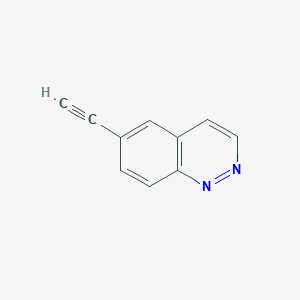 molecular formula C10H6N2 B15072284 6-Ethynylcinnoline 