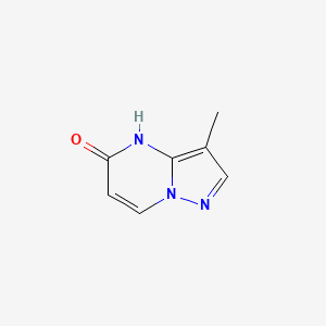 molecular formula C7H7N3O B15072351 3-Methylpyrazolo[1,5-a]pyrimidin-5(4H)-one 