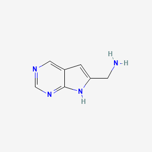 7H-pyrrolo[2,3-d]pyrimidin-6-ylmethanamine