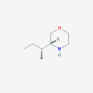 molecular formula C8H17NO B15072363 (R)-3-((R)-sec-butyl)morpholine 