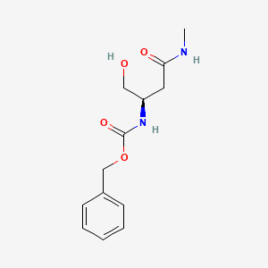molecular formula C13H18N2O4 B1507238 (R)-Benzyl (1-hydroxy-4-(methylamino)-4-oxobutan-2-yl)carbamate 