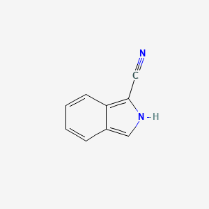 molecular formula C9H6N2 B15072387 2H-Isoindole-1-carbonitrile CAS No. 40073-39-0