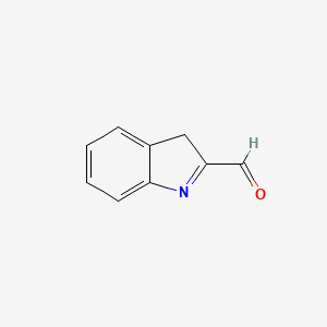 molecular formula C9H7NO B15072397 3h-Indole-2-carbaldehyde CAS No. 104650-47-7