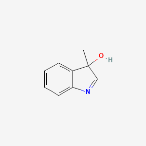 molecular formula C9H9NO B15072405 3-Methyl-3H-indol-3-ol CAS No. 216101-54-1