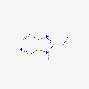 molecular formula C8H9N3 B15072426 2-Ethyl-1H-imidazo[4,5-c]pyridine 