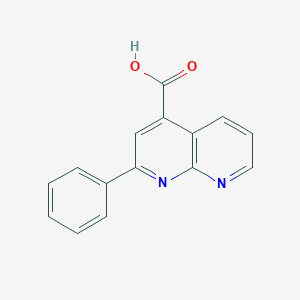 molecular formula C15H10N2O2 B1507245 2-Phenyl-1,8-naphthyridine-4-carboxylic acid CAS No. 298189-53-4