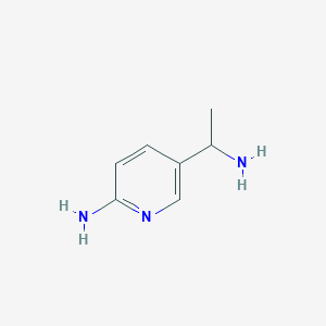 5-(1-Aminoethyl)pyridin-2-amine