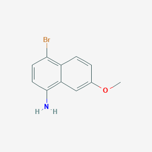 molecular formula C11H10BrNO B1507248 4-bromo-7-methoxy-1-Naphthalenamine 