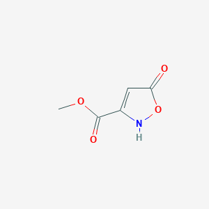 molecular formula C5H5NO4 B15072507 Methyl 5-hydroxyisoxazole-3-carboxylate 