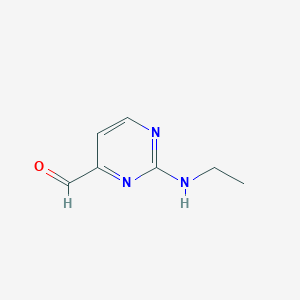 2-(Ethylamino)pyrimidine-4-carbaldehyde