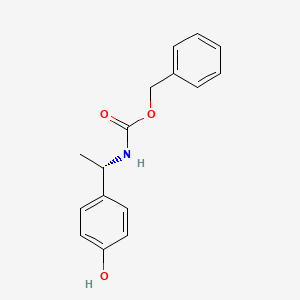 molecular formula C16H17NO3 B1507256 Benzyl [(1S)-1-(4-hydroxyphenyl)ethyl]carbamate CAS No. 645391-89-5