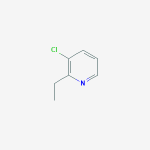 molecular formula C7H8ClN B15072592 3-Chloro-2-ethylpyridine 