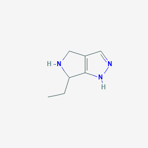 6-Ethyl-1,4,5,6-tetrahydropyrrolo[3,4-c]pyrazole