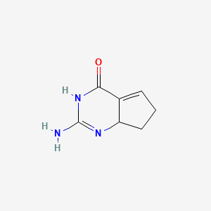 2-Amino-3,6,7,7a-tetrahydrocyclopenta[d]pyrimidin-4-one