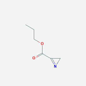 molecular formula C6H9NO2 B15072664 Propyl 2H-azirine-3-carboxylate 