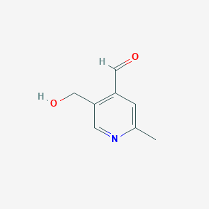 5-(Hydroxymethyl)-2-methylisonicotinaldehyde