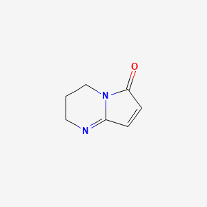 molecular formula C7H8N2O B15072731 3,4-Dihydropyrrolo[1,2-a]pyrimidin-6(2H)-one CAS No. 503609-25-4