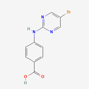4-((5-Bromopyrimidin-2-yl)amino)benzoic acid